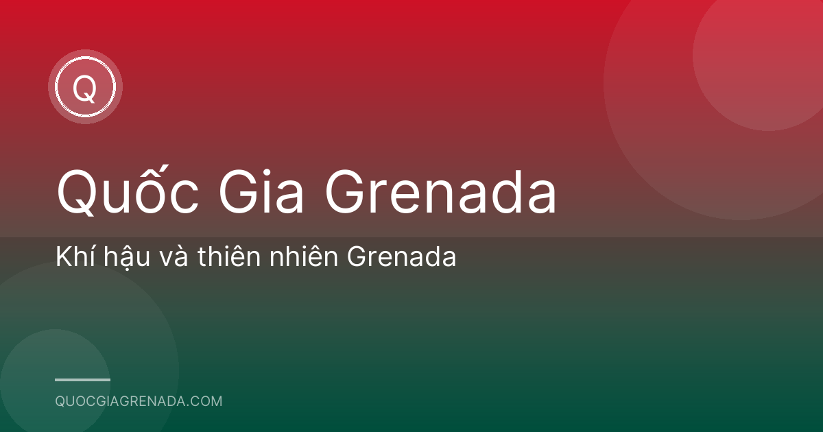 Khí hậu và thiên nhiên Grenada