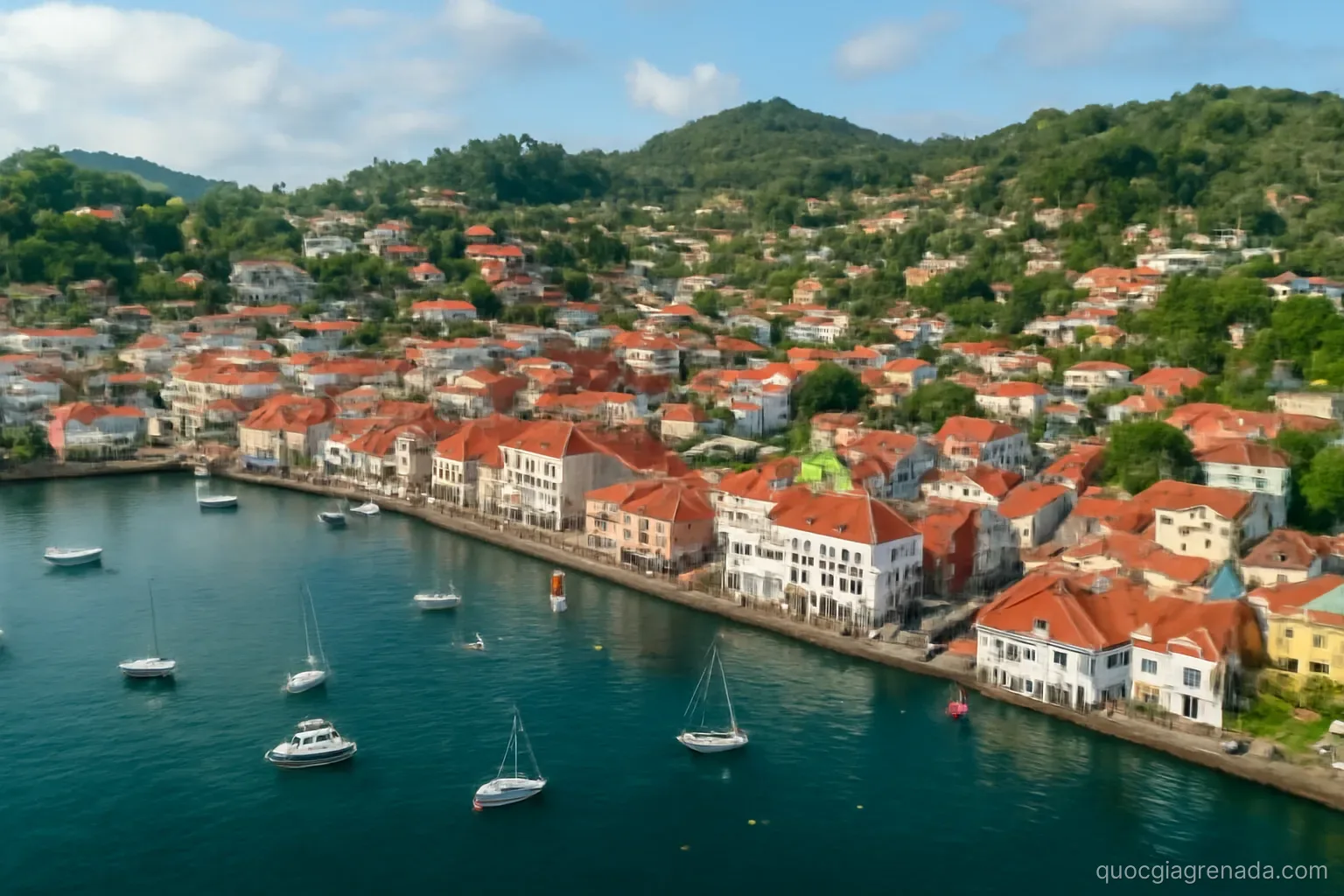 Grenada trên bản đồ Caribbean